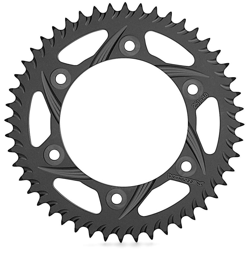 Vortex 840AK-48 F5 Rear Sprocket - Black Hardcoat - 48T