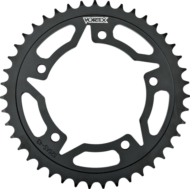 Vortex 526AS-45 Steel Rear Sprocket - Black - 45T