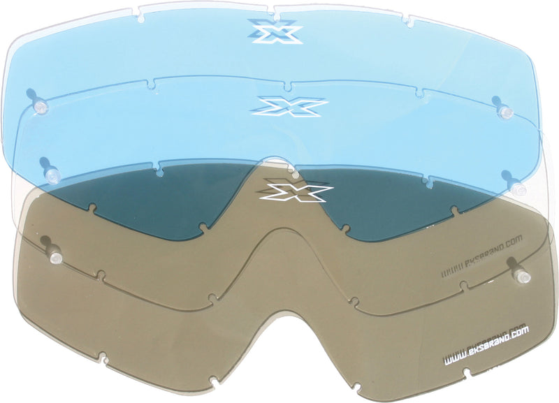 EKS Brand 067-40100 Single-Pane Lens for Gox Goggles -Clear