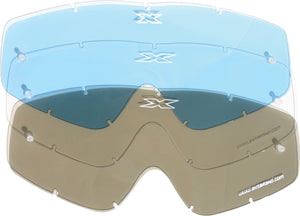 EKS Brand 067-40200 Single-Pane Lens for Gox Goggles - Blue