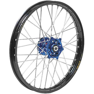 Dubya 56-3061DB MX Rear Wheel with Excel Takasago Rim - 2.15x18 - Blue Hub/Black Rim