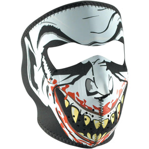 Zan Headgear Full Face Mask Vampire Glow In The Dark Black