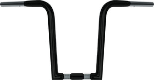 Wild 1 WO622B 1-1/4in. Chubby Outlawz Springer Ape Hanger Handlebar - 12in. - Black