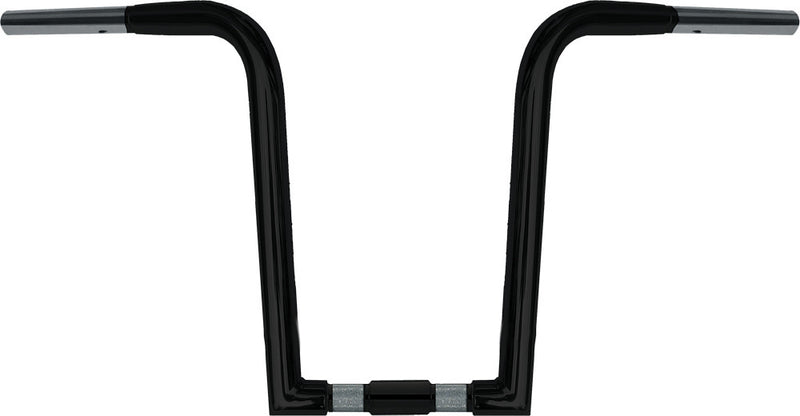 Wild 1 WO622B 1-1/4in. Chubby Outlawz Springer Ape Hanger Handlebar - 12in. - Black