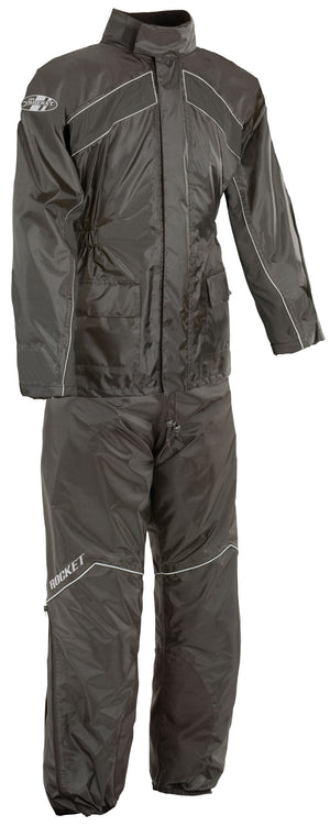 Joe Rocket RS-2 Two-Piece Rain Suit Black