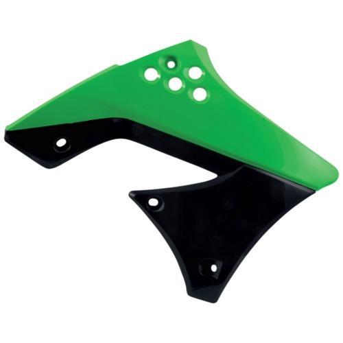 Acerbis 2250431089 Radiator Shrouds - Green/Black 12