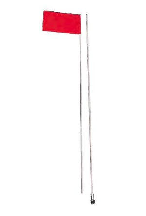 Firestik Antenna #2 2-Piece Straight Mount Fiber Flag Pole - 6ft.