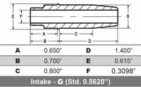 Kibblewhite Precision 20-2123 Bronze Replacement Intake Valve Guide (+.003in.)