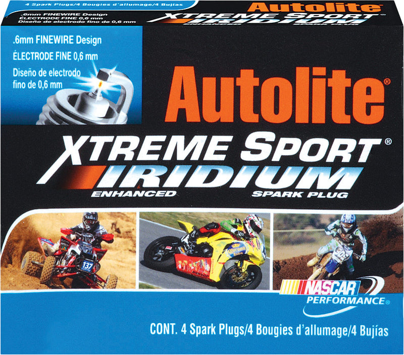 Autolite XS4164 Xtreme Sport Iridium Spark Plug - XS4164 - 12mm Thread