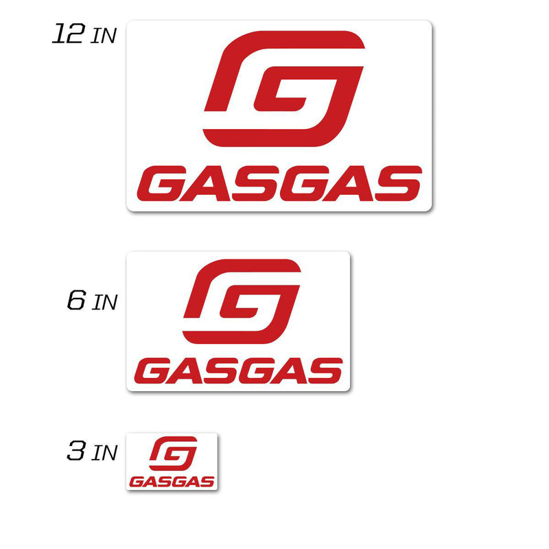 DCOR 40-65-110 Squared GasGas Icon Decal - 12in.