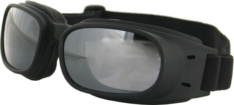 Bobster Eyewear Reflective Piston Goggles Black/Smoke Lens Black