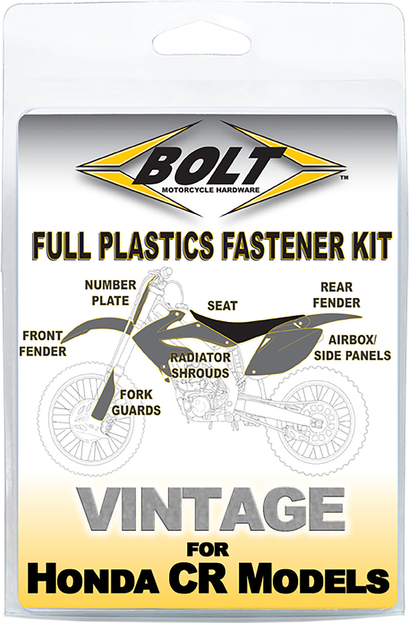 Bolt MC Hardware HON-9297104 Plastic Fastener Kit