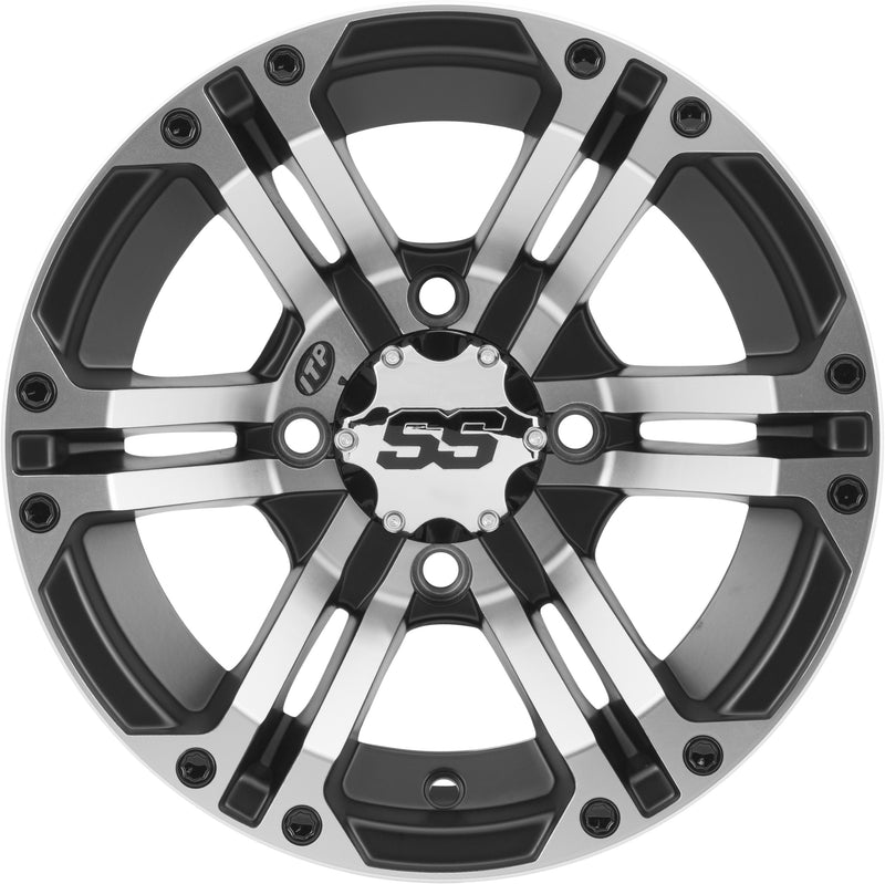 ITP 1428383404B SS212 Wheel - 14x8 - 5+3 Offset - 4/137 12mm - Machined