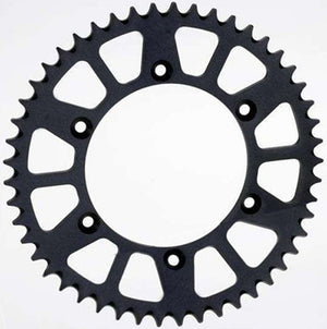 Sunstar 5-355952BK Works Triplestar Aluminum Rear Sprocket - 52T - Black