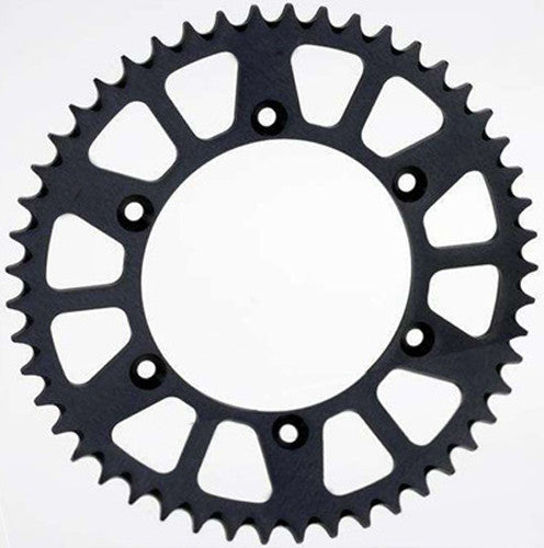 Sunstar 5-355952BK Works Triplestar Aluminum Rear Sprocket - 52T - Black