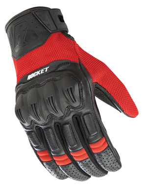 Joe Rocket Phoenix 5.1 Hybrid Gloves Red/Black Red